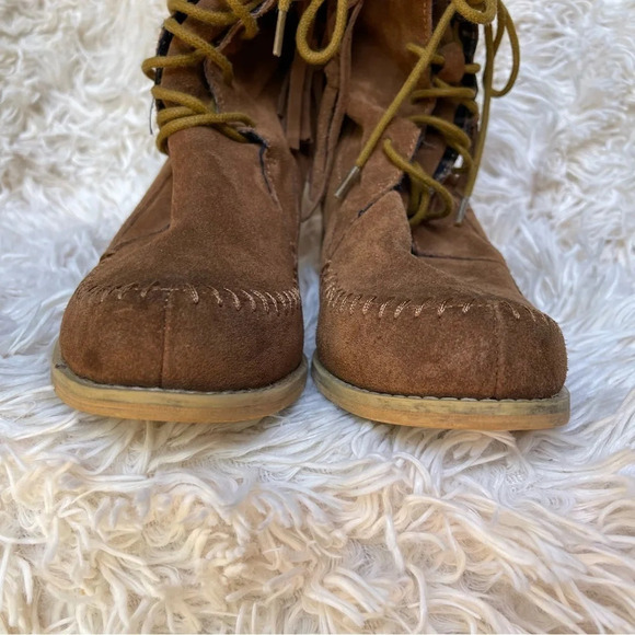 Sbicca Wagon Women Round Toe Suede Ankle Boot size 8 - Picture 3 of 10